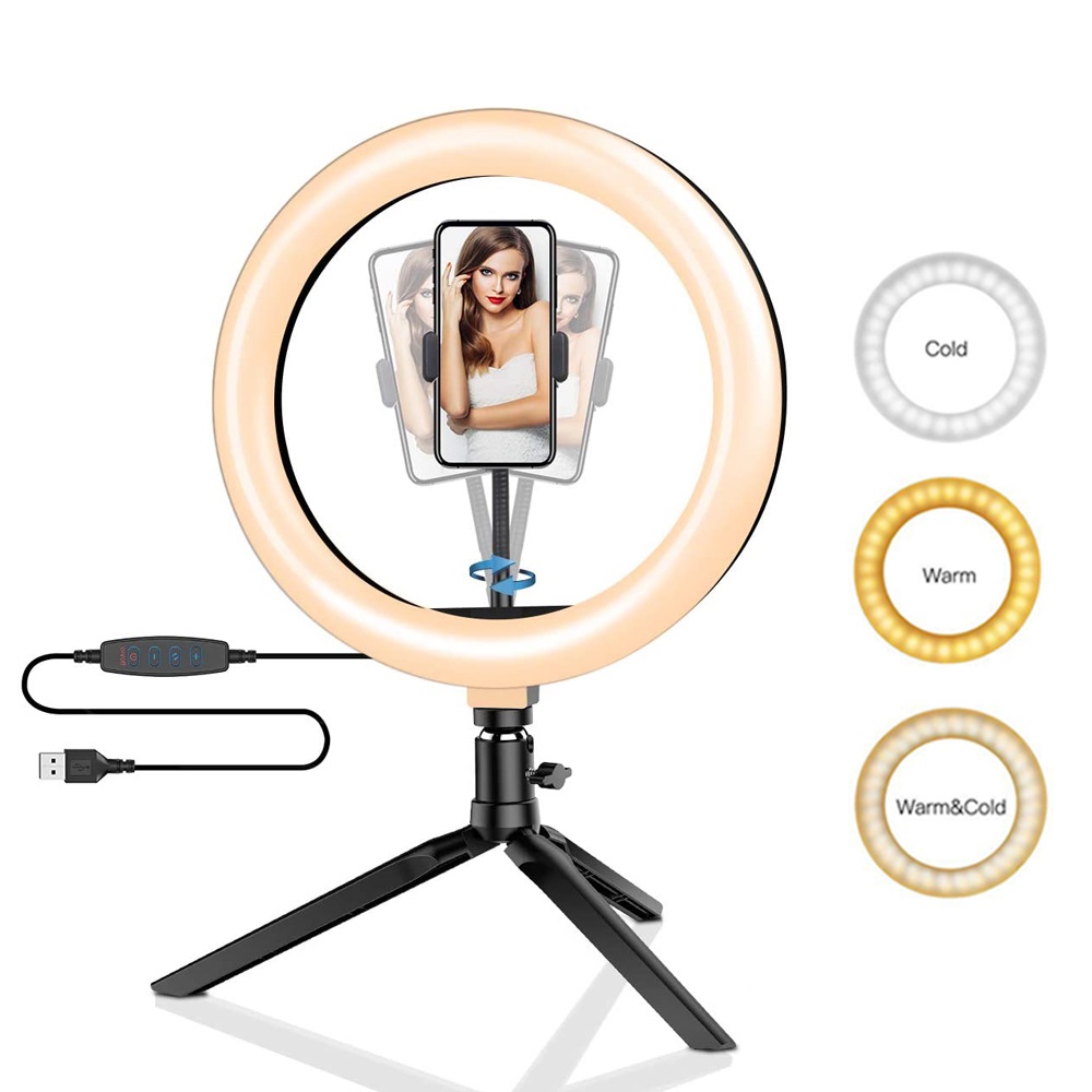 Photography Lighting Lamp - 26cm 10 inch Led Ring Selfie