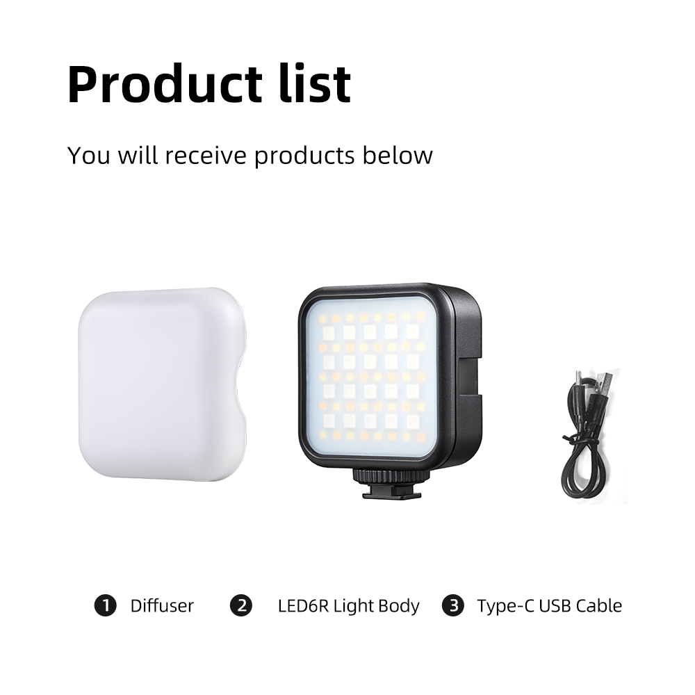Photography Lighting Godox - GODOX LED6R LED6Bi RGB/Bi-color LITEMONS LED