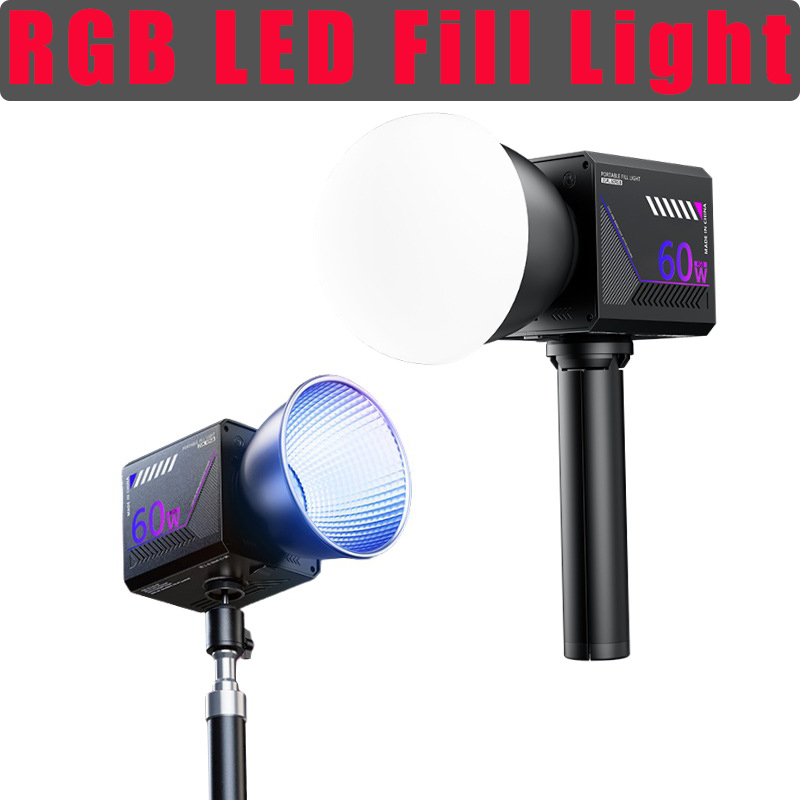 Photography Lighting Background - 60W RGB Video Light Portable LED