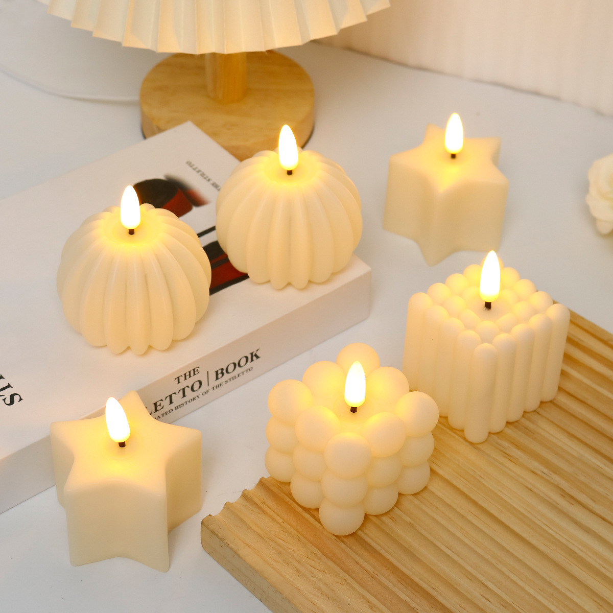 Led Candle  Cube for Wedding,  - Photography And Lighting ulasan dan harga