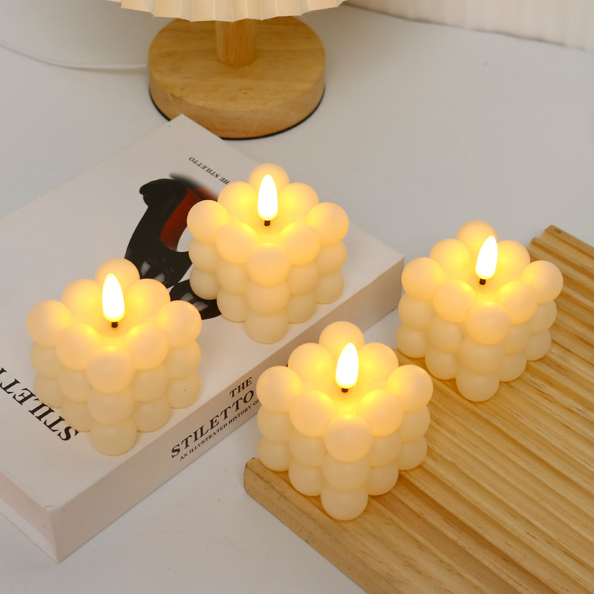 Led Candle  Cube for Wedding,  - Photography And Lighting ulasan dan harga