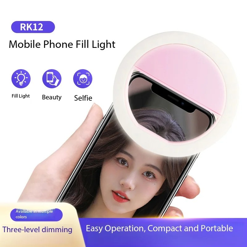 Rechargeable Clip On Selfie Ri - Photography Lighting Portable ulasan dan harga