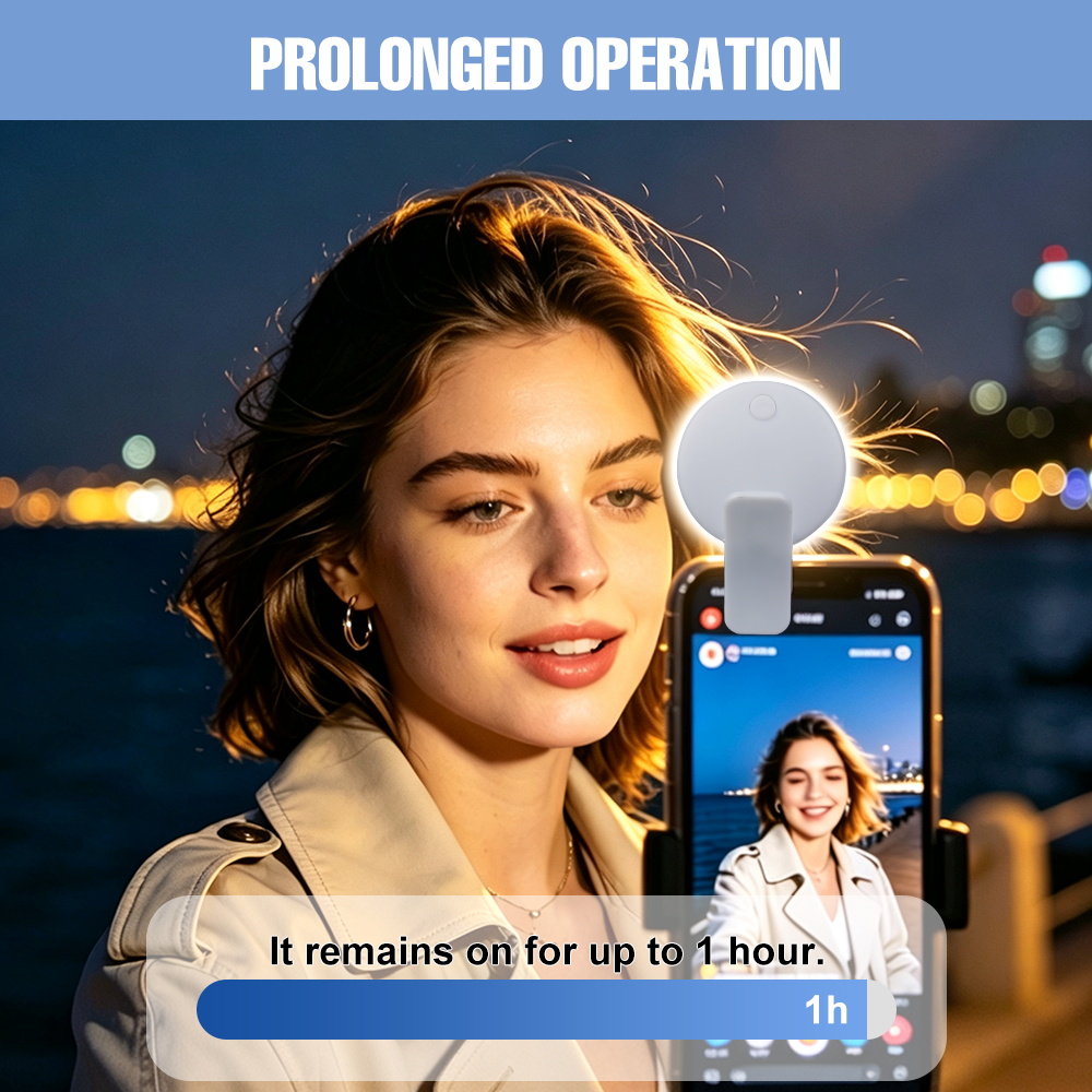 Portable Clip‑on Selfie Fill L - Photography Lighting Portable ulasan dan harga