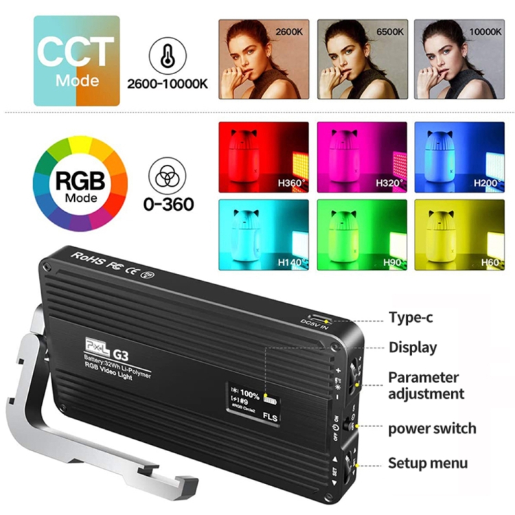 Pixel G3 Flat Panel RGB Fill L - Photography Lighting Lamp ulasan dan harga