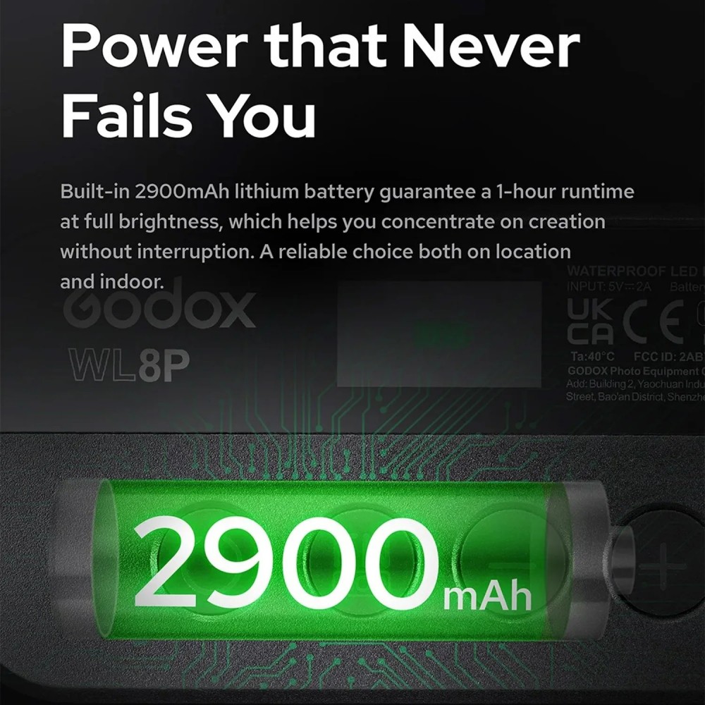 Godox WL8P RGB Waterproof LED  - Photography Lighting Godox ulasan dan harga
