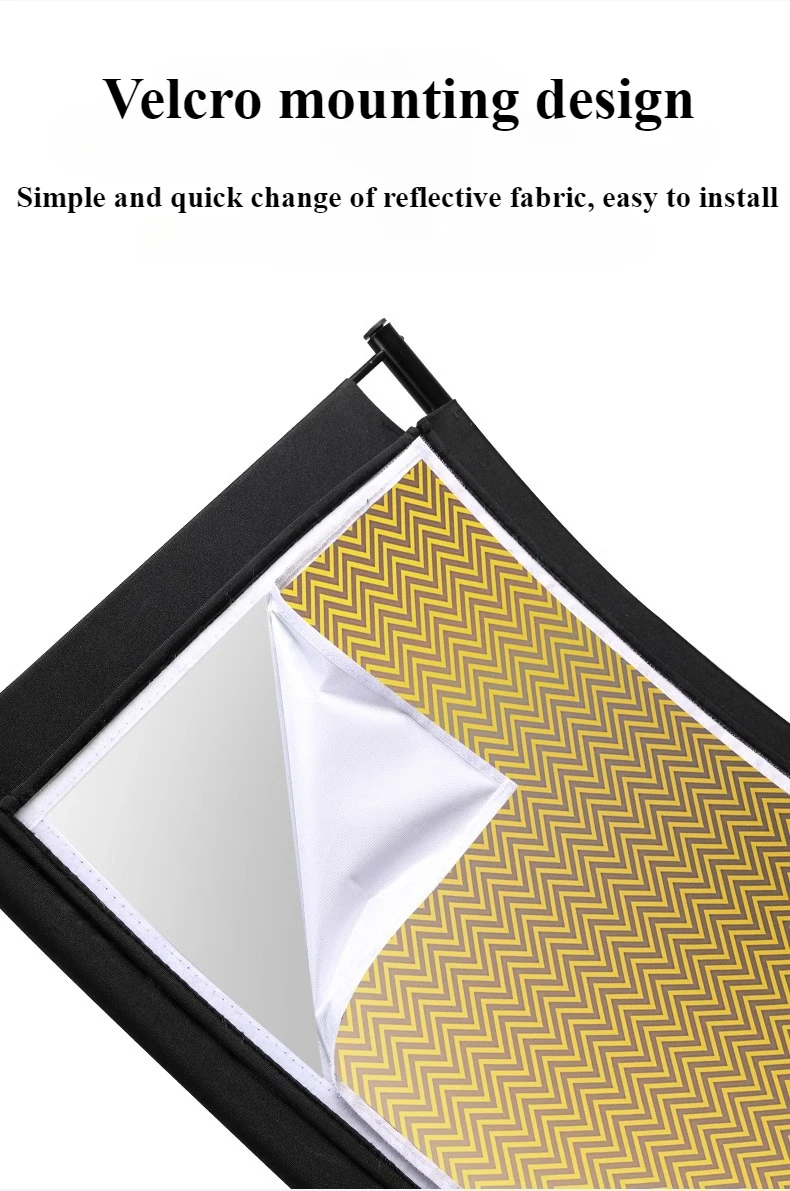 4-Color Cloth U-Type Reflector - Photography Lighting Types ulasan dan harga