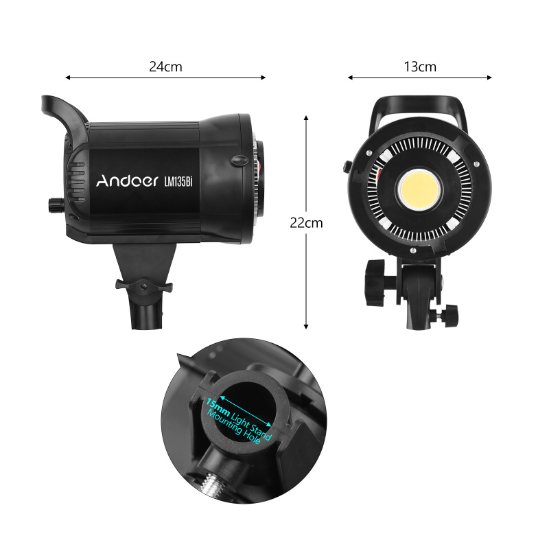Andoer LM135Bi Portable LED Ph - Photography Lighting Godox ulasan dan harga