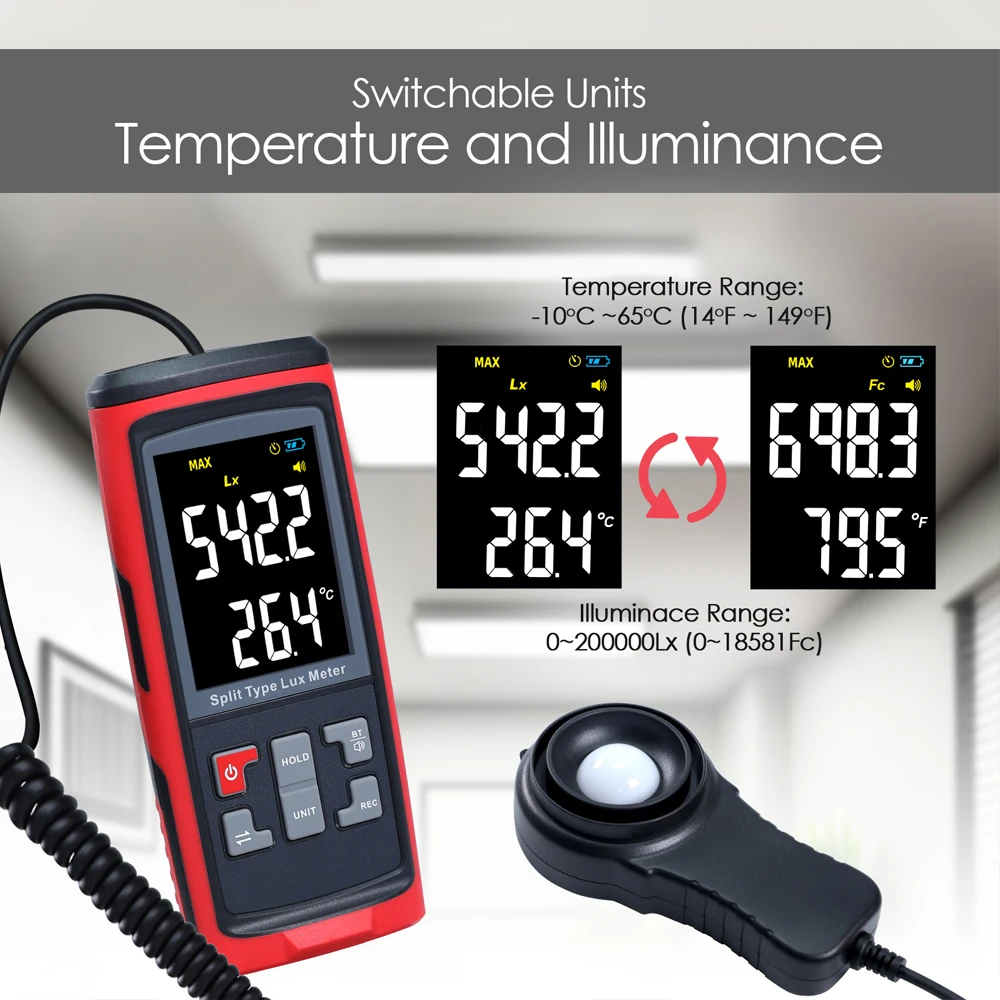 Digital Split Type Lux Light I - Photography Lighting Types ulasan dan harga