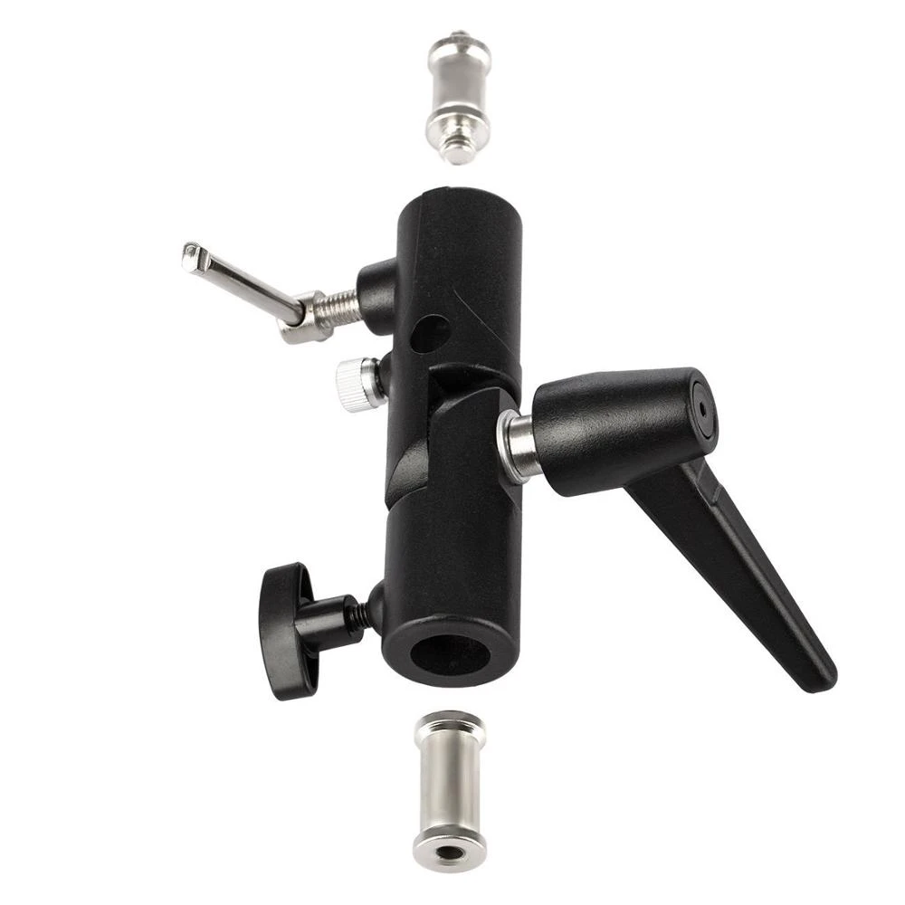 Flash Bracket Hot Shoe Umbrell - Photography Lighting Types ulasan dan harga