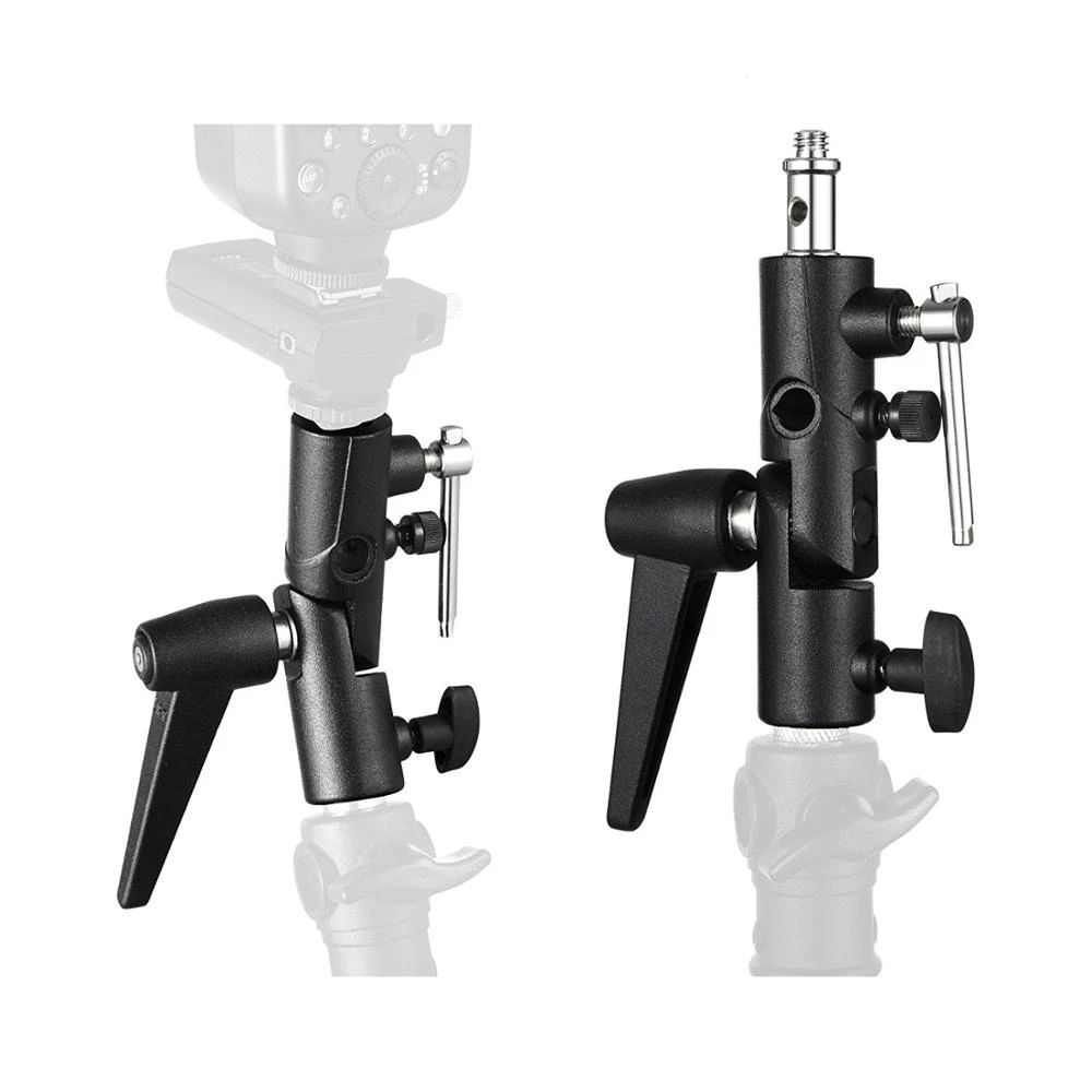Flash Bracket Hot Shoe Umbrell - Photography Lighting Types ulasan dan harga