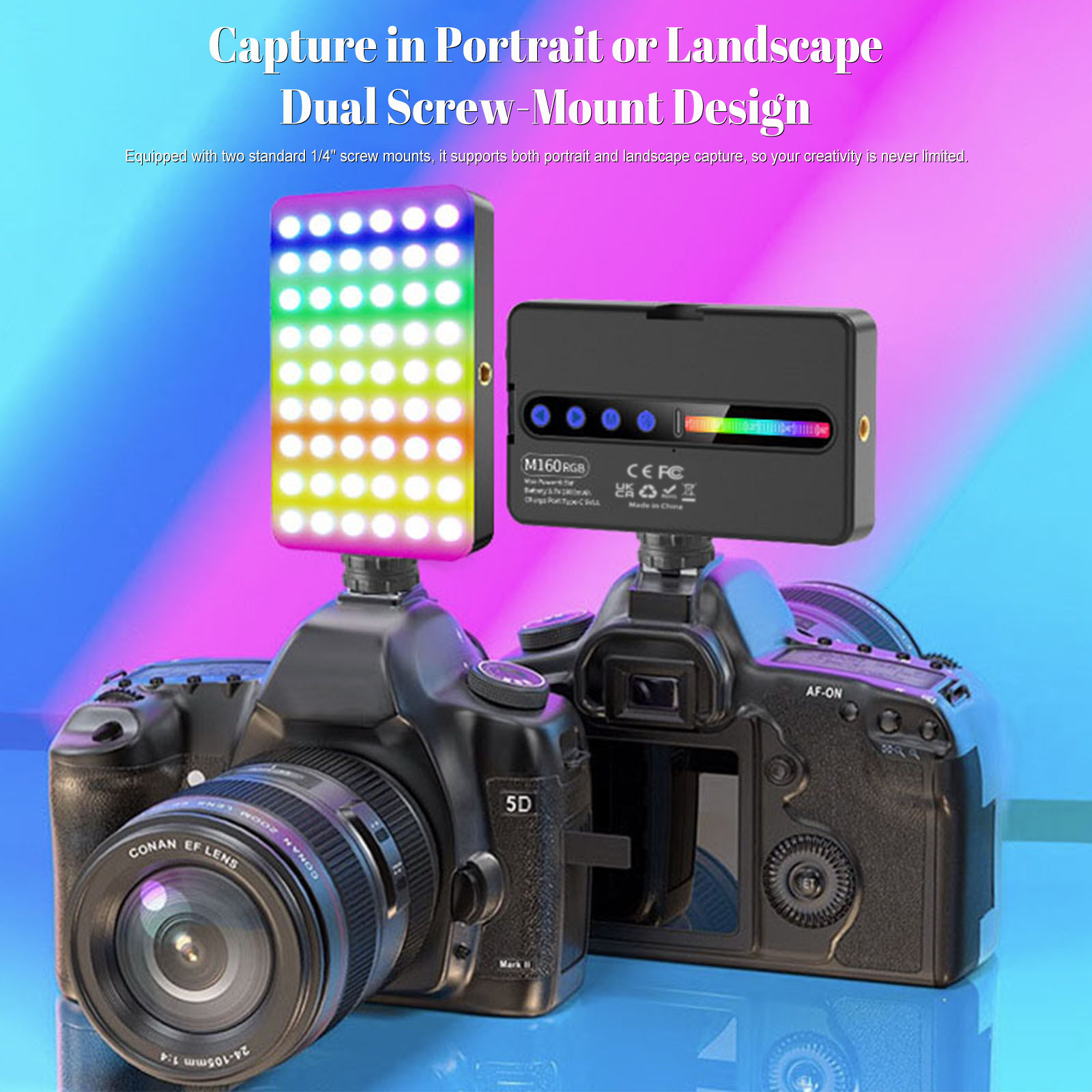 6.5W RGB LED Video Light 2700K - Photography Lighting Types ulasan dan harga
