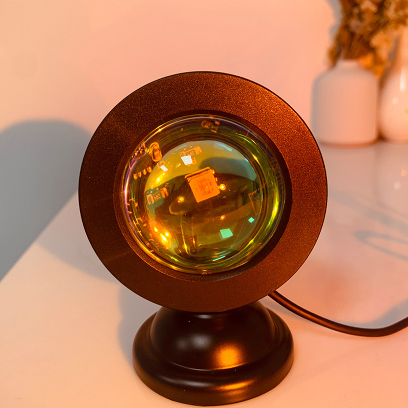 LED Sunset Lamp Projector USB  - Photography Lighting Mood ulasan dan harga