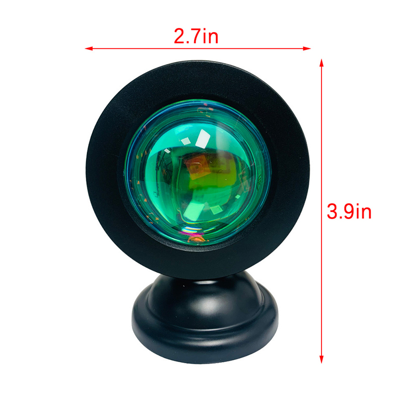 LED Sunset Lamp Projector USB  - Photography Lighting Mood ulasan dan harga