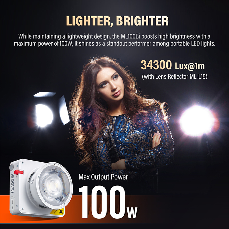 Godox ML100Bi/ML100R Bi-Color  - Photography Lighting Godox ulasan dan harga