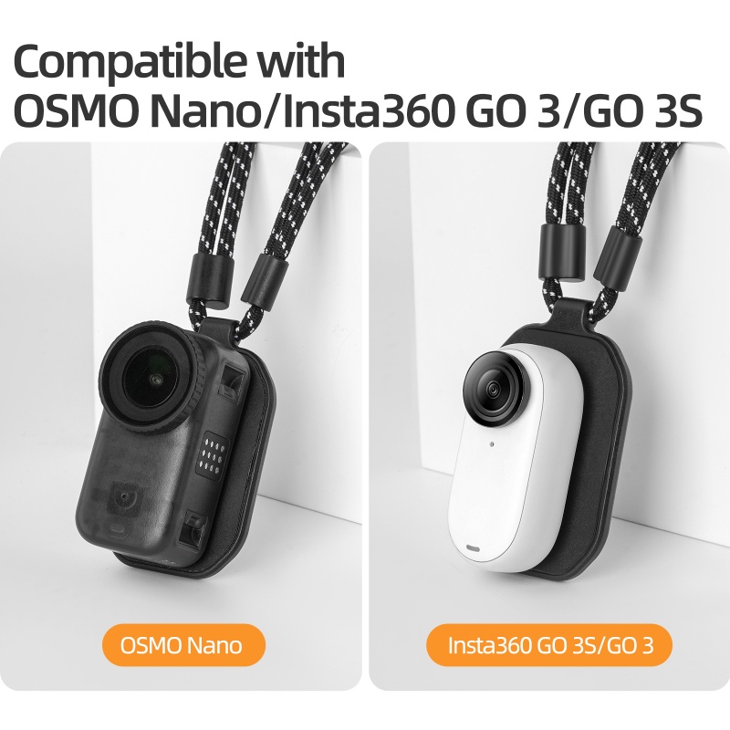 Magnetic Camera Mount Neck Lan - Insta360 Camera Go 3 ulasan dan harga