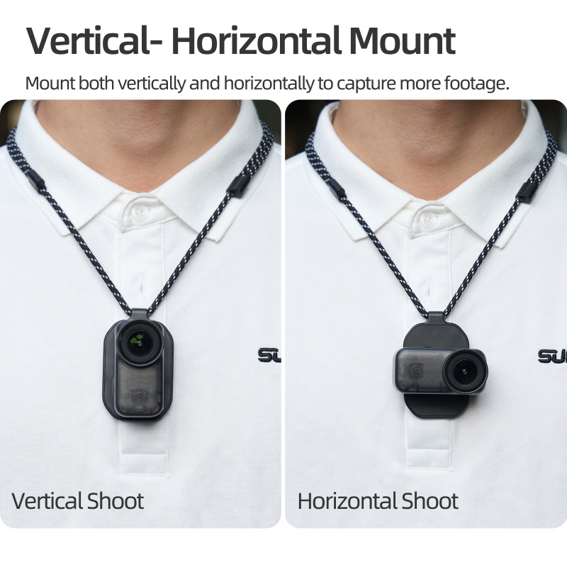 Magnetic Camera Mount Neck Lan - Insta360 Camera Go 3 ulasan dan harga