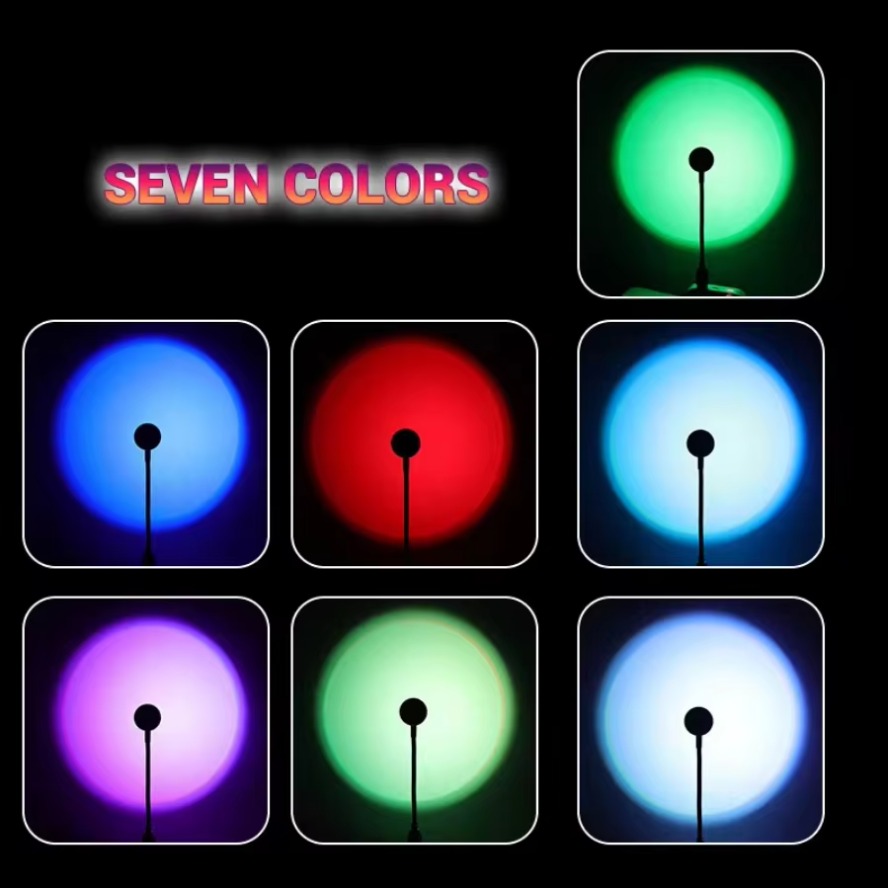 Led 5V Colorful USB Sunset Lam - Photography Lighting Mood ulasan dan harga