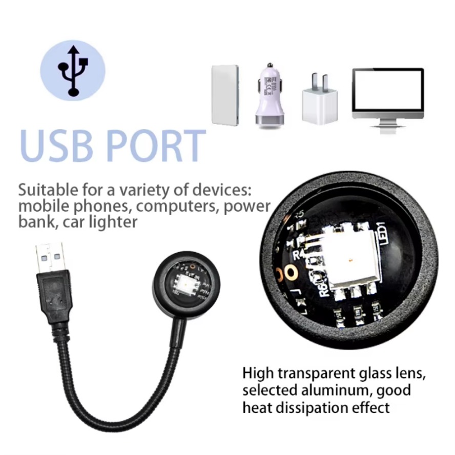Led 5V Colorful USB Sunset Lam - Photography Lighting Mood ulasan dan harga