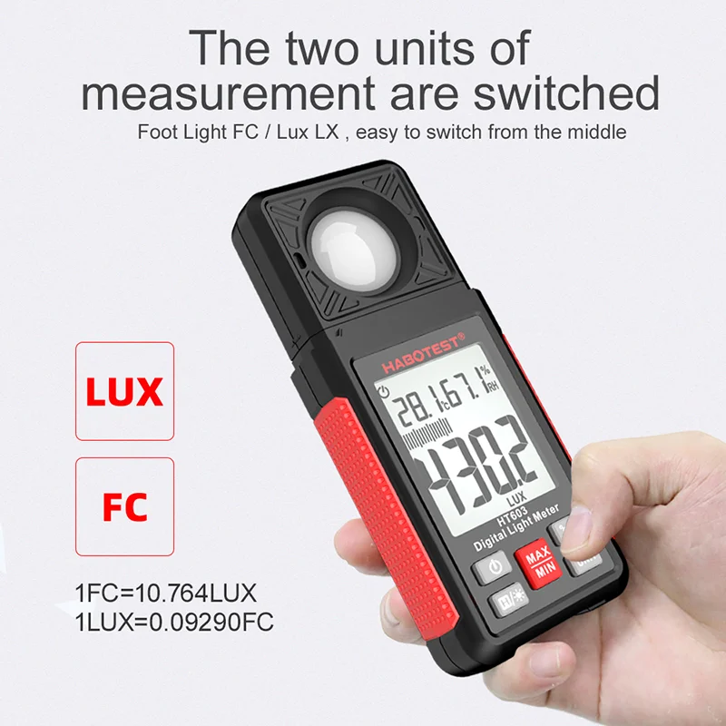 HT603 Digital Lux Meter 0~200, - Photography Lighting Portable ulasan dan harga