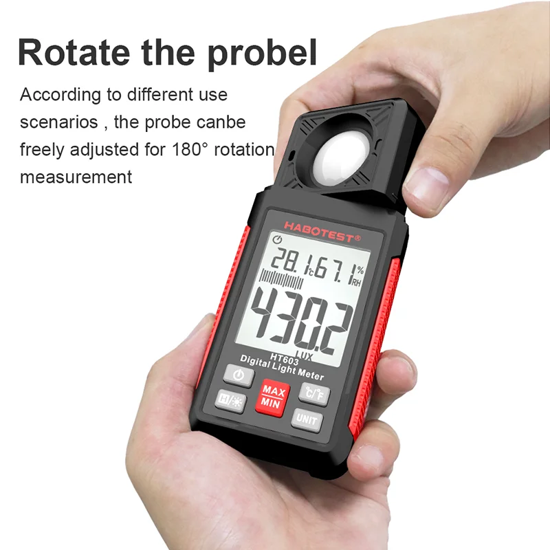 HT603 Digital Lux Meter 0~200, - Photography Lighting Portable ulasan dan harga