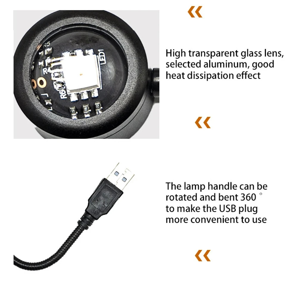LED Sunset Lamp Nightlights US - Photography Lighting Mood ulasan dan harga