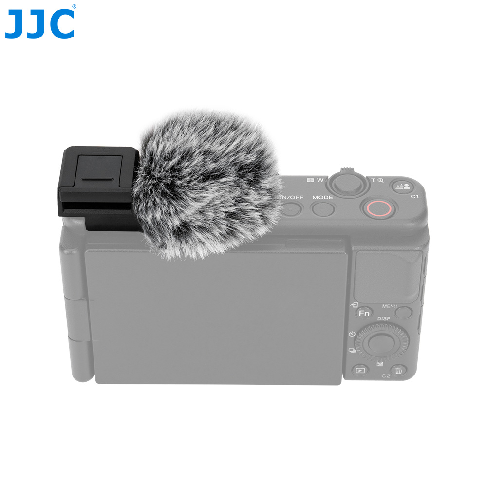 JJC Cold Shoe Wind Muff for So - Sony Camera Zv-E10 ulasan dan harga