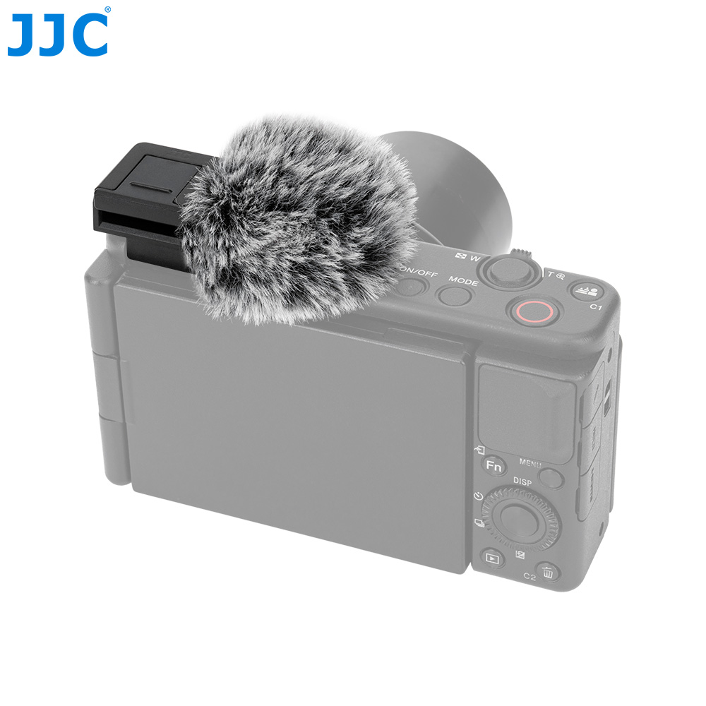 JJC Cold Shoe Wind Muff for So - Sony Camera Zv-E10 ulasan dan harga