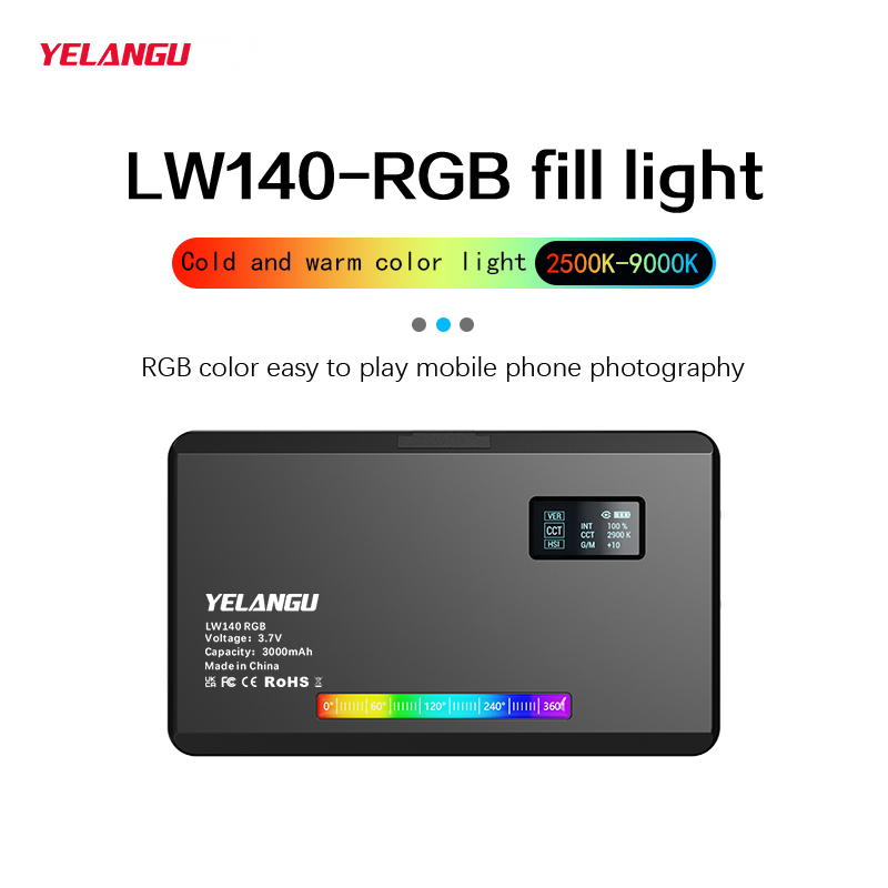 YELANGU RGB LED Video Light W1 - Photography Lighting Background ulasan dan harga