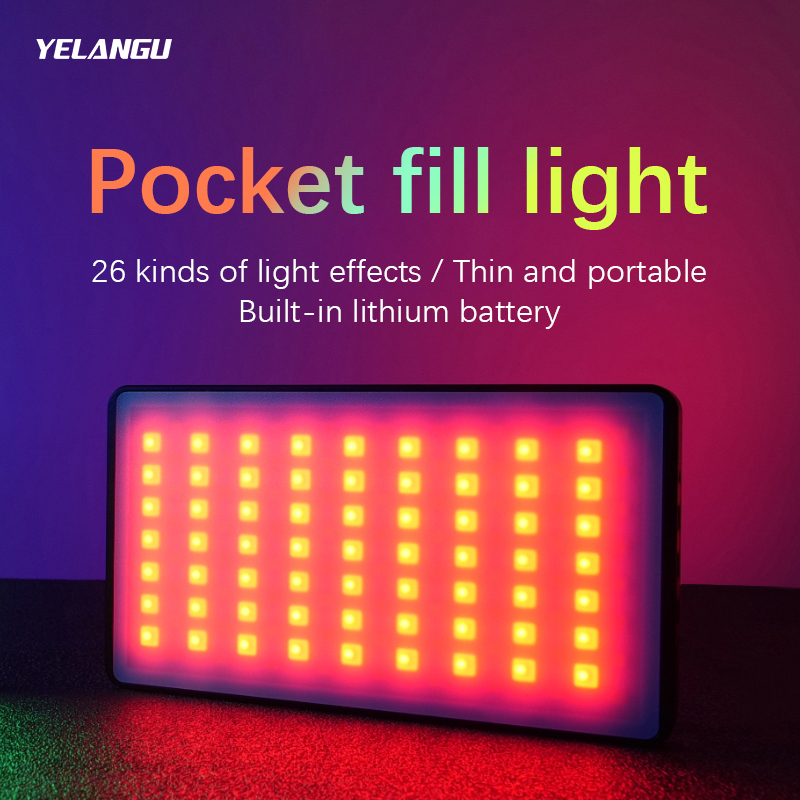 YELANGU RGB LED Video Light W1 - Photography Lighting Background ulasan dan harga