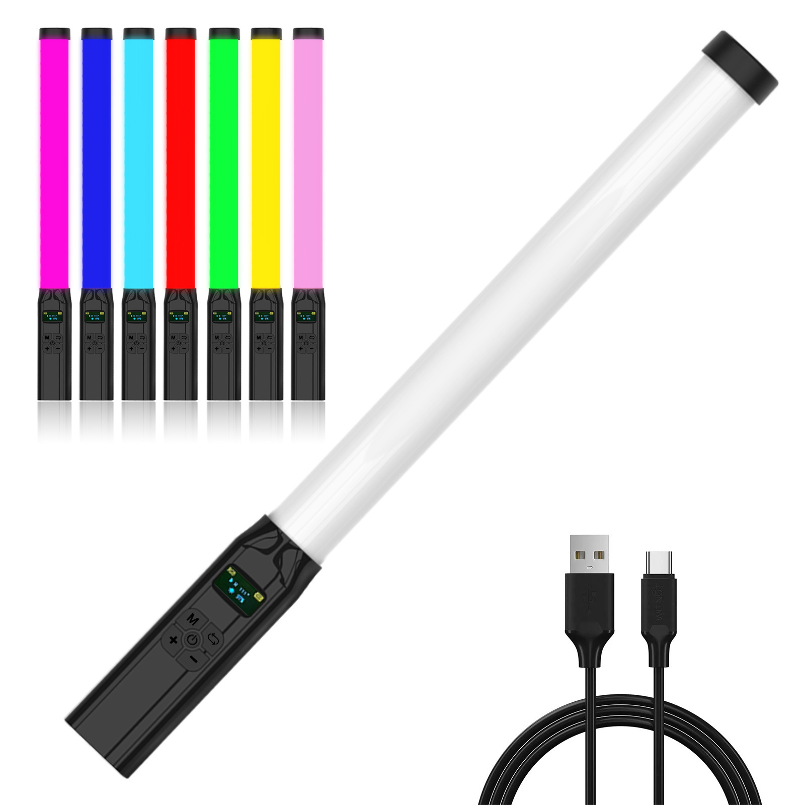 50CM RGB Stick Light Wand Ligh - Photography Lighting Types ulasan dan harga