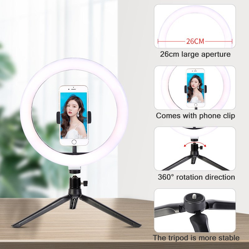 26cm 10 inch Led Ring Selfie L - Photography Lighting Lamp ulasan dan harga