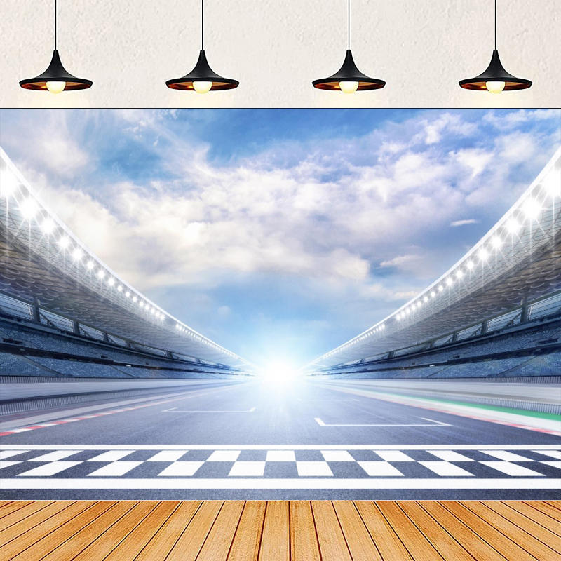 Racing Car Photography Backdro - Photography Lighting Background ulasan dan harga