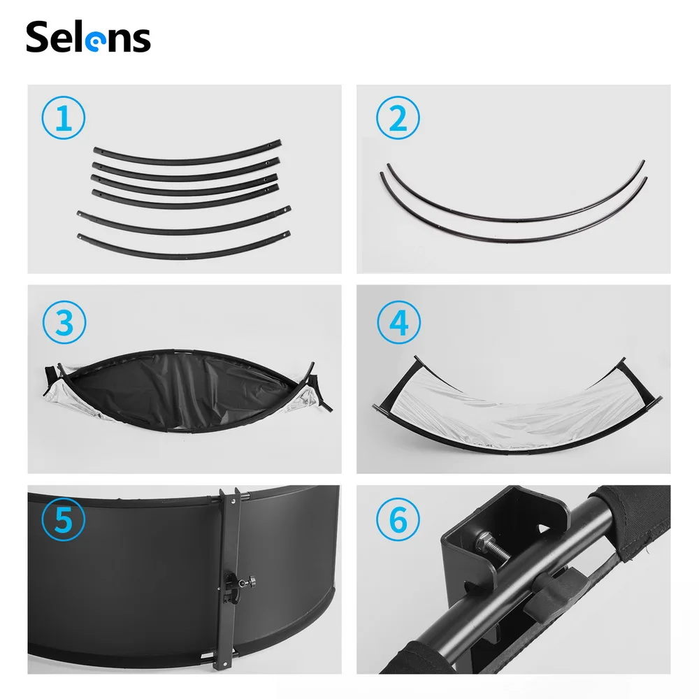 Selens 4-IN-1 U-typed 105x260c - Photography Lighting Types ulasan dan harga