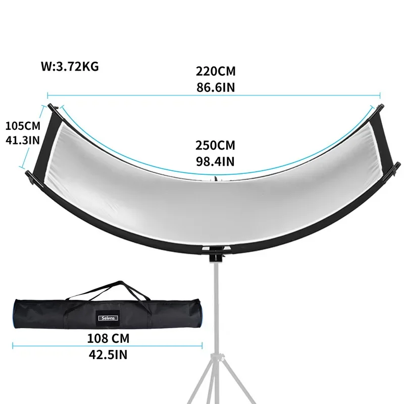Selens 4-IN-1 U-typed 105x260c - Photography Lighting Types ulasan dan harga