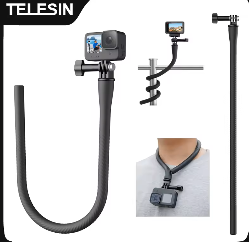 TELESIN Camera Flexible Mount  - Insta360 Camera Go 3 ulasan dan harga