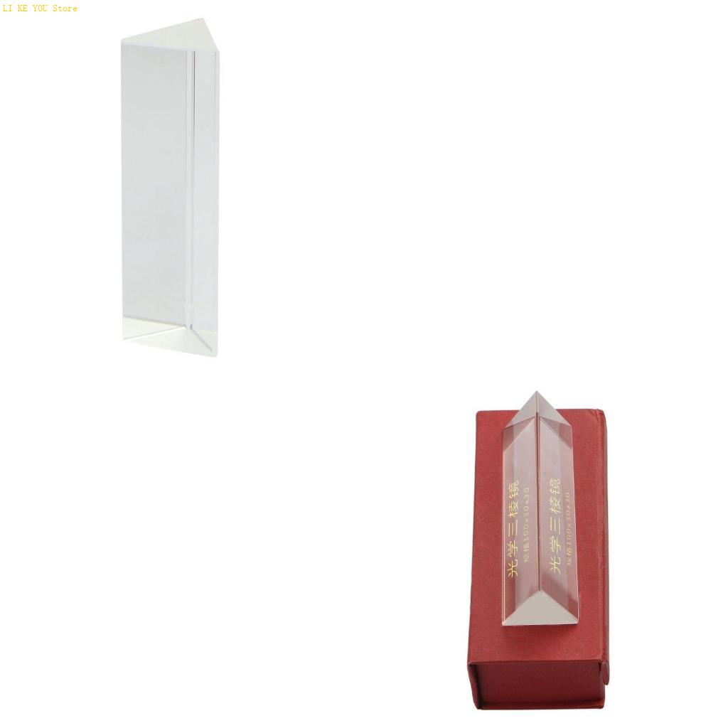 W3JE Crystal Optical Glass Tri - Photography Lighting Triangle ulasan dan harga