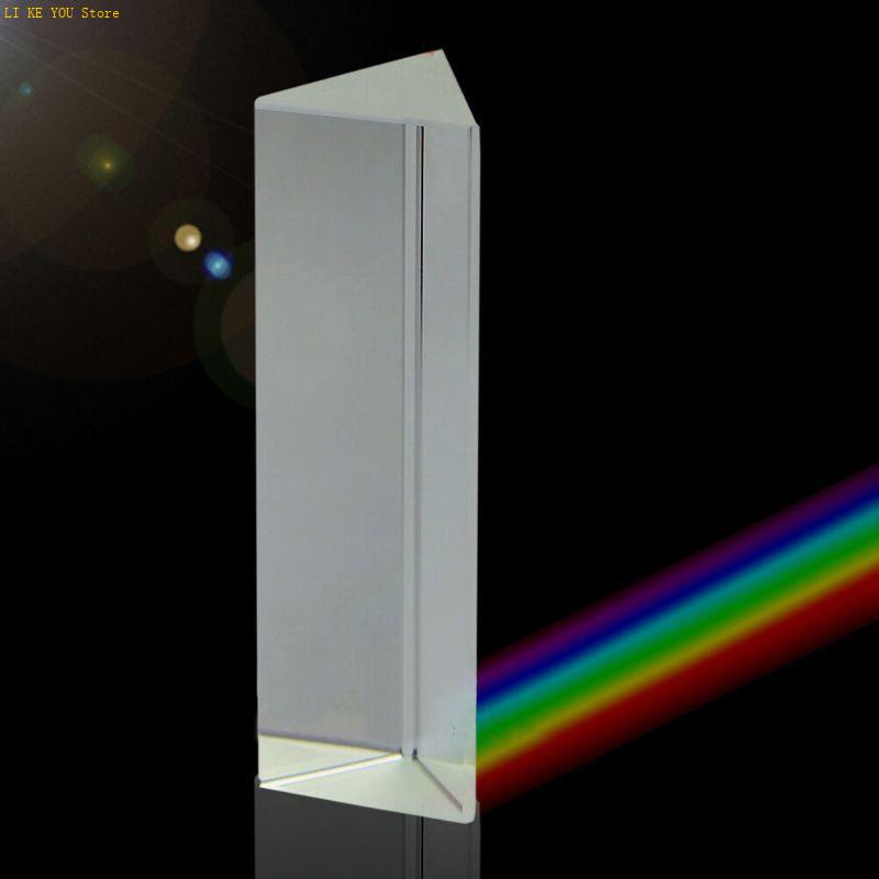 W3JE Crystal Optical Glass Tri - Photography Lighting Triangle ulasan dan harga