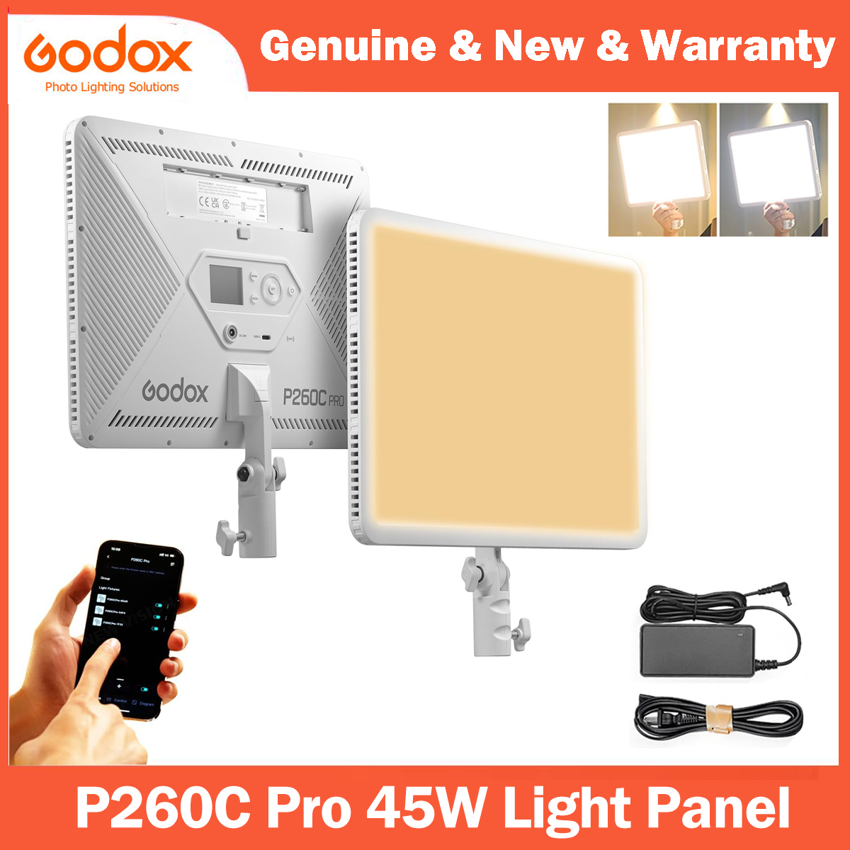 Godox P260C Pro LED Video Ligh - Photography Lighting Godox ulasan dan harga