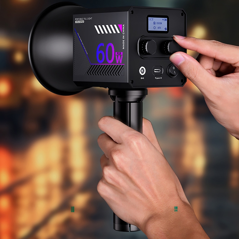 60W RGB Video Light Portable L - Photography Lighting Background ulasan dan harga