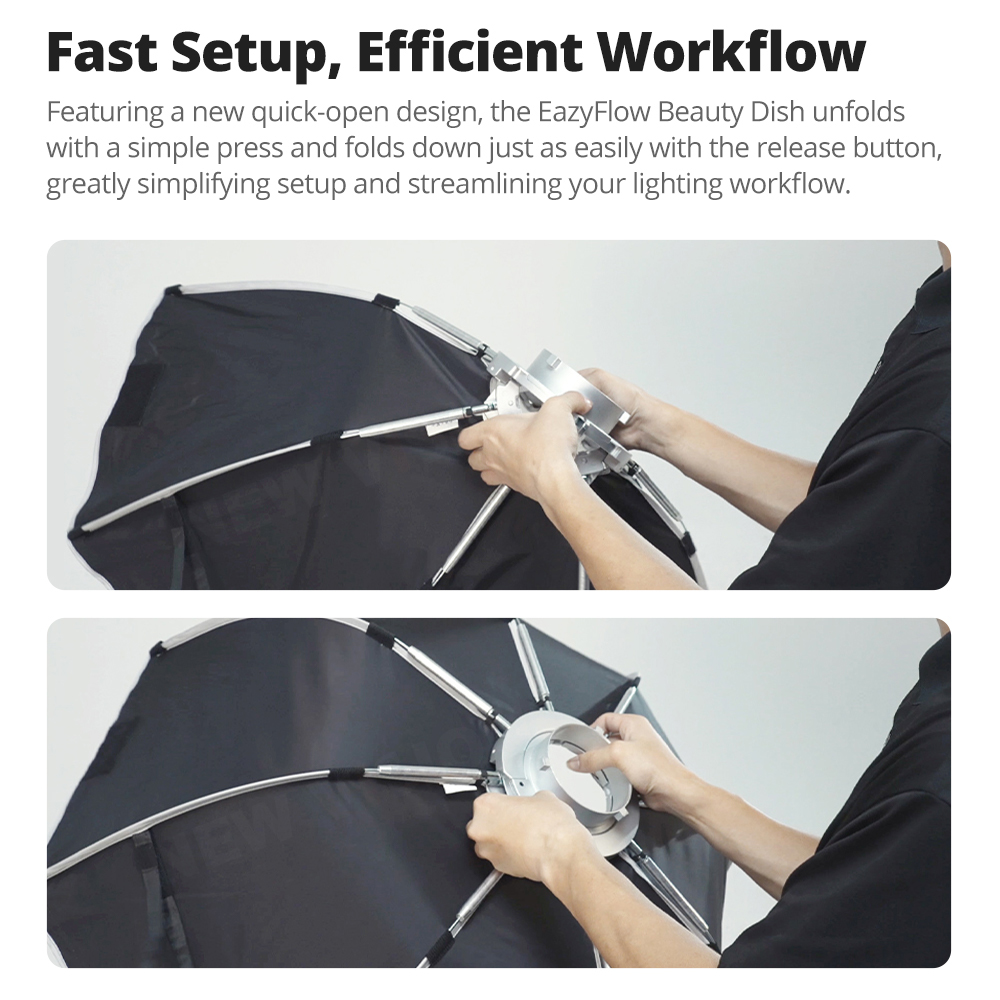 New Godox EazyFlow Beauty Dish - Photography Lighting Godox ulasan dan harga