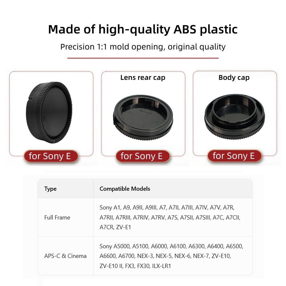 Camera Body Cover Lens Rear Ca - Sony Camera Zv-E10 ulasan dan harga