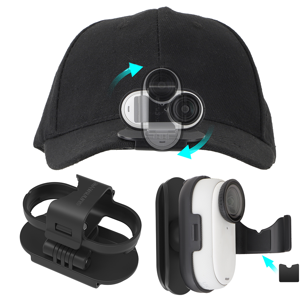Brim Clip 360 Degree Sports Ca - Insta360 Camera Go 3 ulasan dan harga