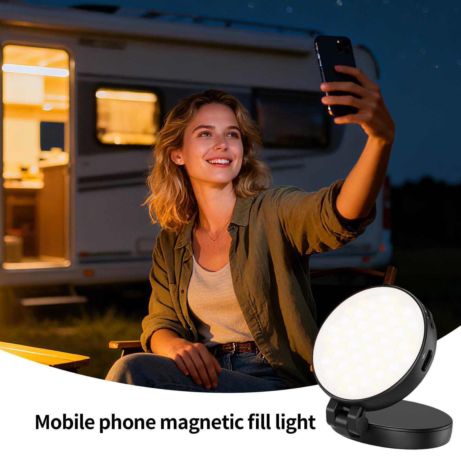 Phone Light Magnetic Video Rec - Photography Lighting Portable ulasan dan harga