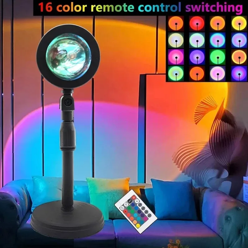 16 Color Sunset Lamp,RGB Mood  - Photography Lighting Mood ulasan dan harga