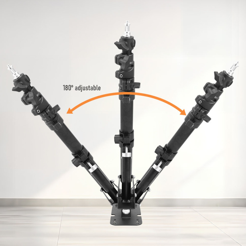 Metal Wall Mounting Light Stan - Photography Lighting Triangle ulasan dan harga
